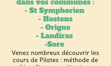 Reprise des cours – Pilates