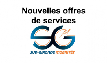 Nouvelles offres de services Sud-Gironde Mobilités