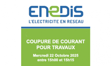 COUPURE ELECTRICITE POUR TRAVAUX