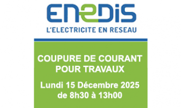 Coupure de courant pour travaux