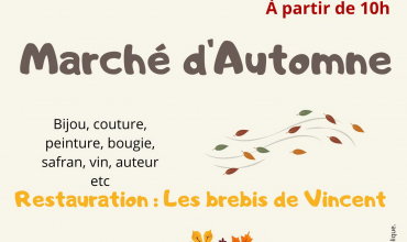 Arts et gourmandises – Marché d’automne