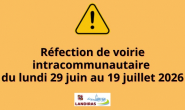 Réfection de voirie intracommunautaire