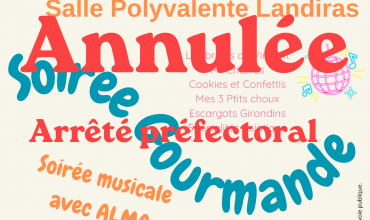 Arts et gourmandises – Soirée gourmande // ANNULÉE