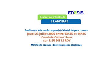 Coupure(s) d’électricité pour travaux
