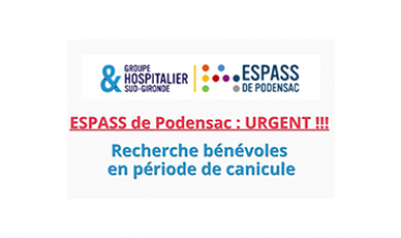 ESPASS PODENSAC Recherche Bénévoles