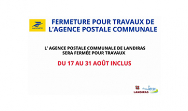 Fermeture APC du 17 août au 31 août pour Travaux