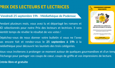 PRIX DES LECTEURS ET LECTRICES