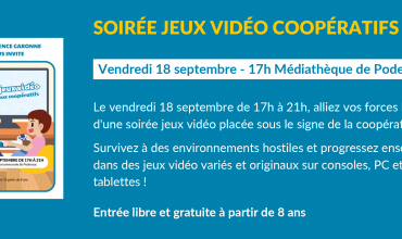 SOIRÉE JEUX VIDÉO COOPÉRATIFS