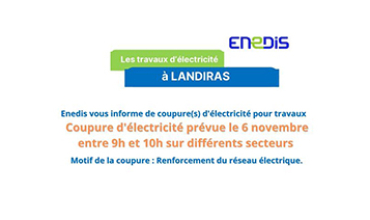 COUPURE ENEDIS 06.11.2026