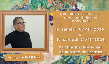 Rencontre avec l&rsquo;artiste, Françoise BLEICHER